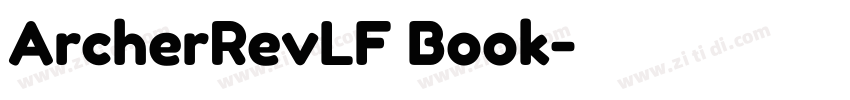 ArcherRevLF Book字体转换